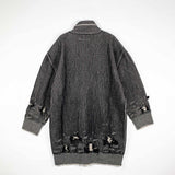 MM6 REVERSIBLE MIDI DRESS, Black