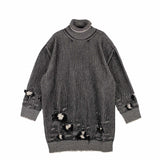 MM6 REVERSIBLE MIDI DRESS, Black