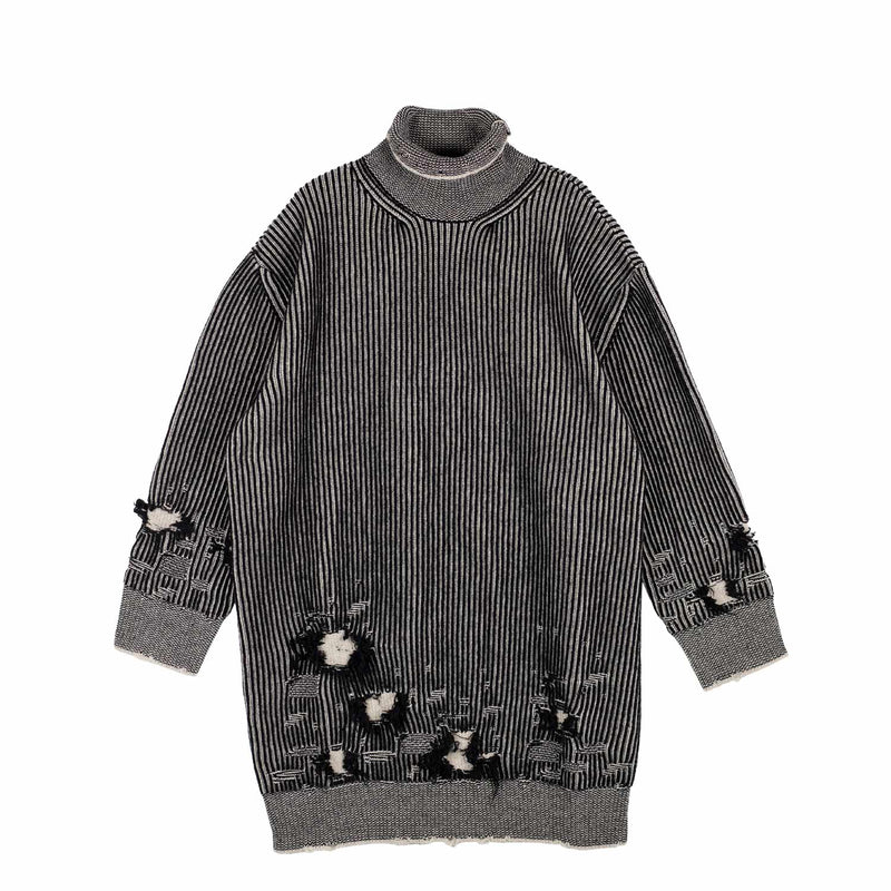 MM6 REVERSIBLE MIDI DRESS, Black