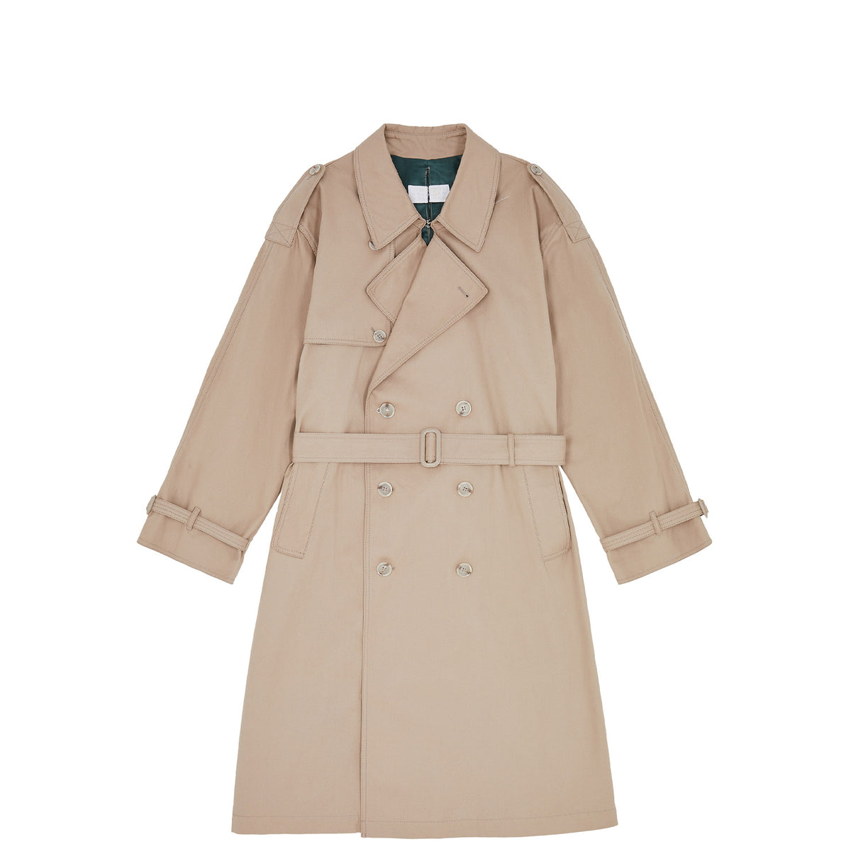 MM6 TRENCH COAT, Cream