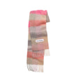 Acne Studios MOHAIR CHECKED SCARF, Fuchsia/Lilac/Pink - Image 1