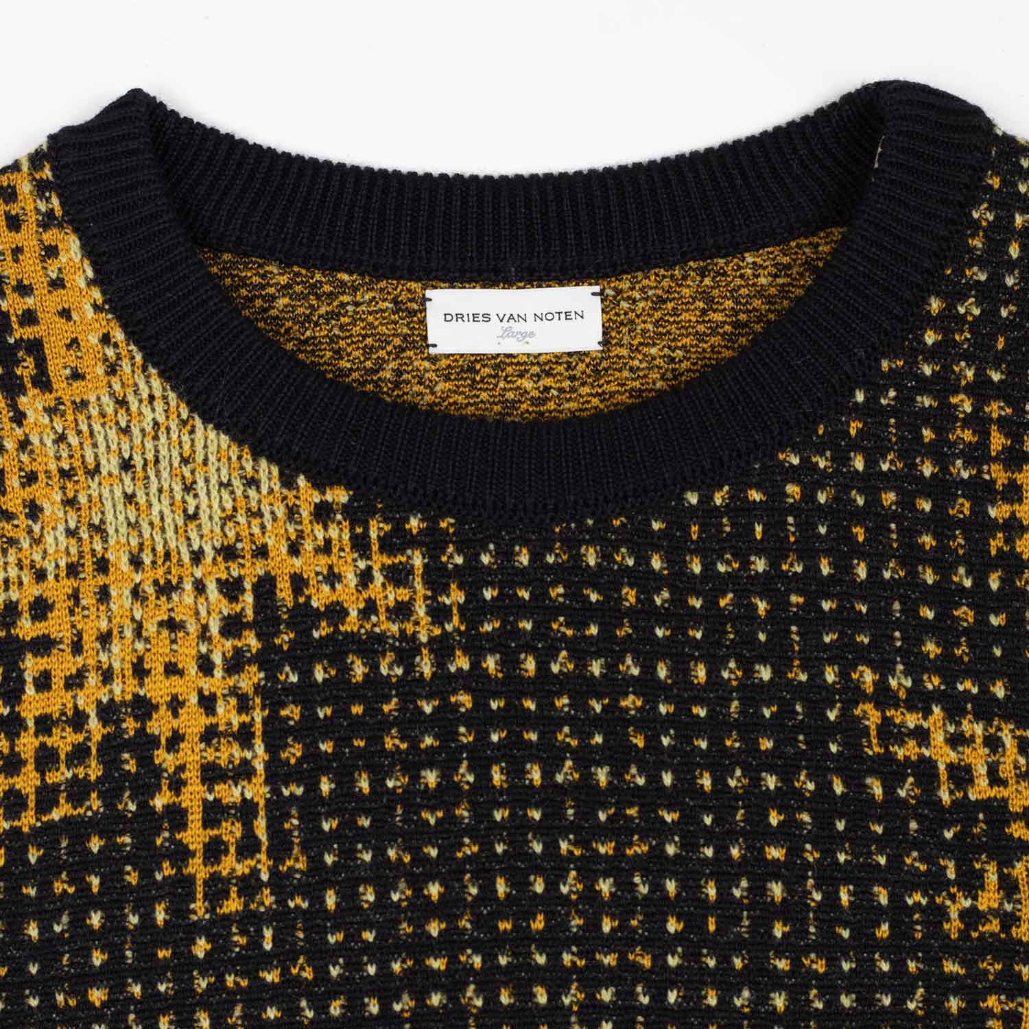 Dries Van Noten MORIAH 9703 KNITTED SWEATER, Black – Beamhill