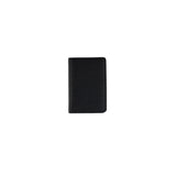 Black wallet on a white background