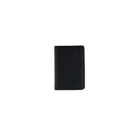 Black wallet on a white background