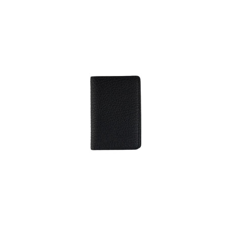 Black wallet on a white background