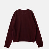 Maison Margiela LAMBSWOOL SWEATER, Burgundy/Brown