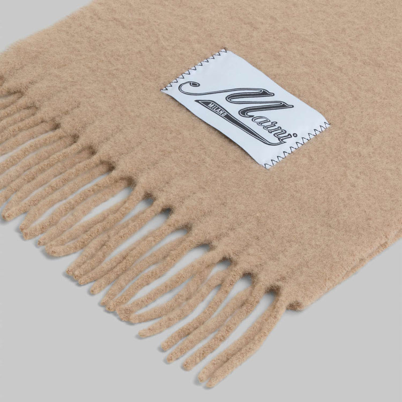 Marni BRUSHED ALPACA SCARF, Pompeii