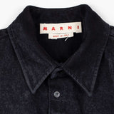 Marni DENIM SHIRT, Black Marble