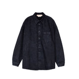 Marni DENIM SHIRT, Black Marble