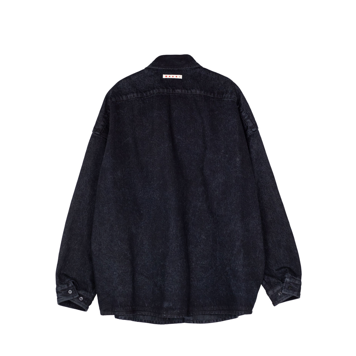 Marni DENIM SHIRT, Black Marble
