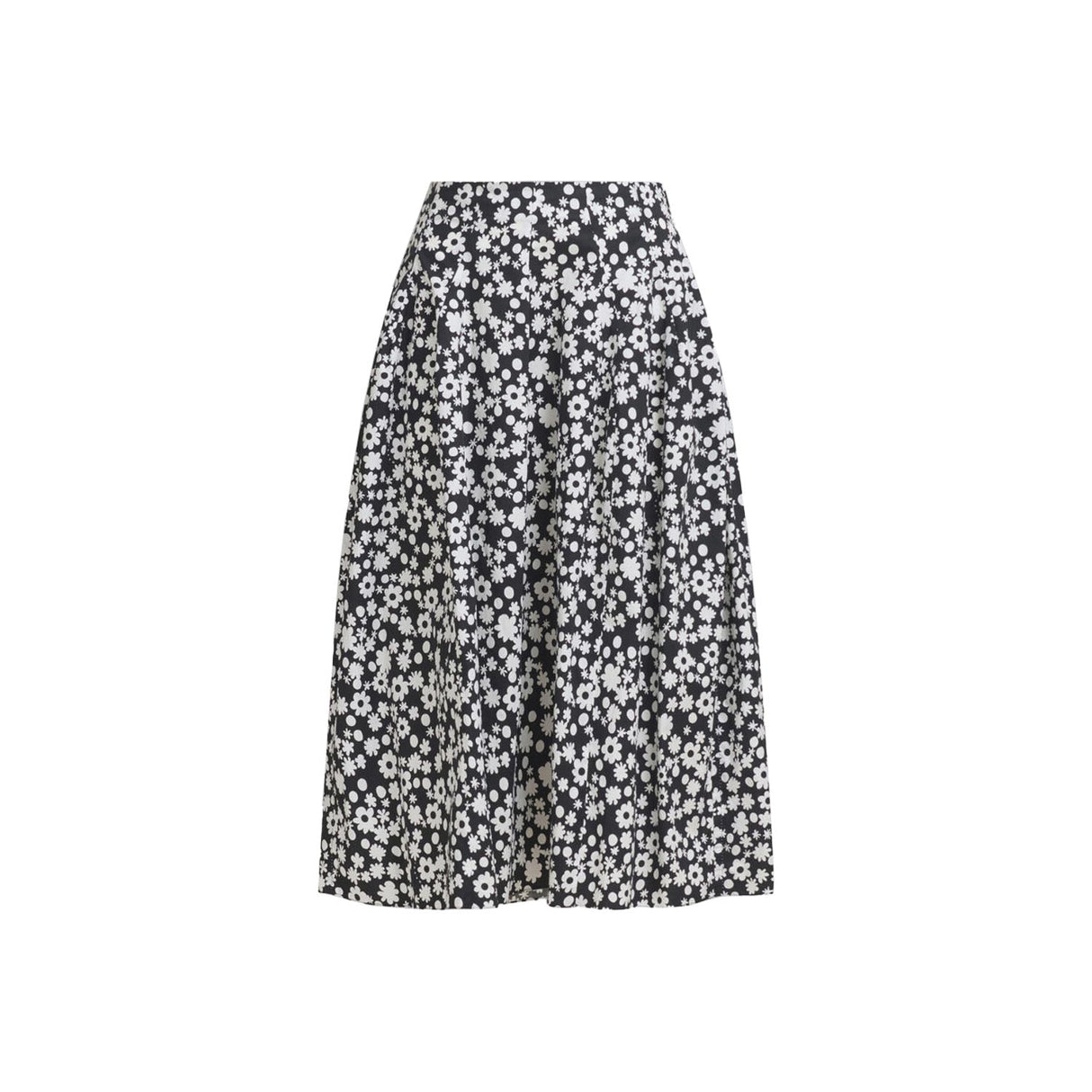 Marni POPLIN SKIRT, Black/White