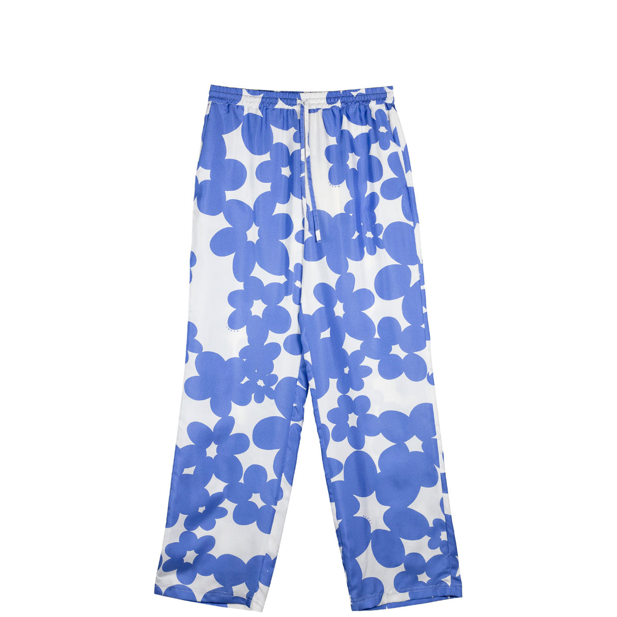 Marni SILK TROUSERS, Blue Lilac