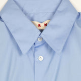 Marni POPLIN SHIRT, Iris Blue