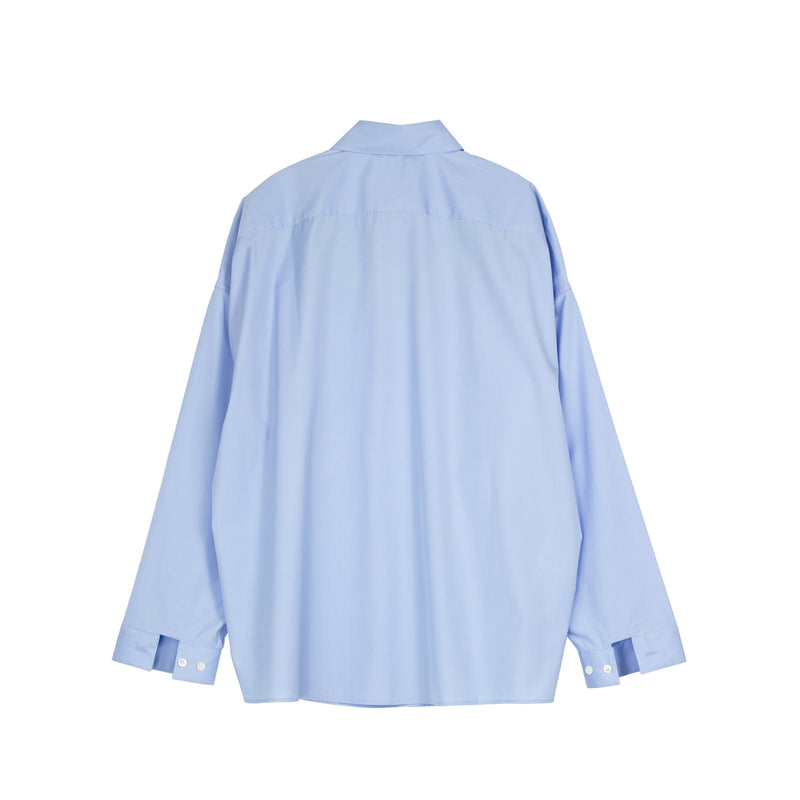 Marni POPLIN SHIRT, Iris Blue