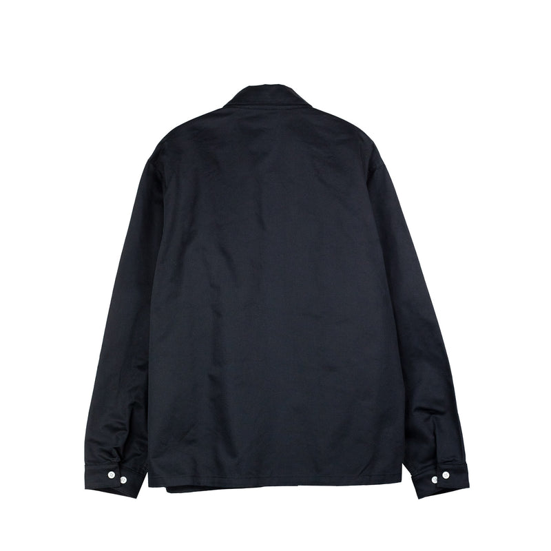 Marni COTTON SHIRT WITH ZIP, Black