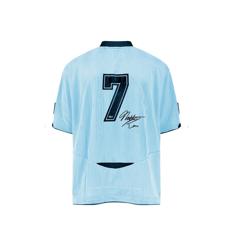 Martine Rose FOOTBALL TOP, Light Blue