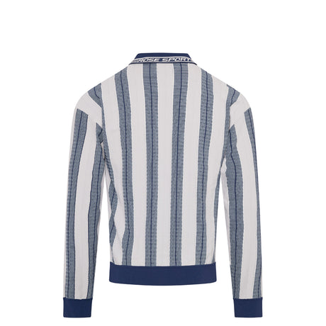 Martine Rose LOGO POLO, Blue/Grey