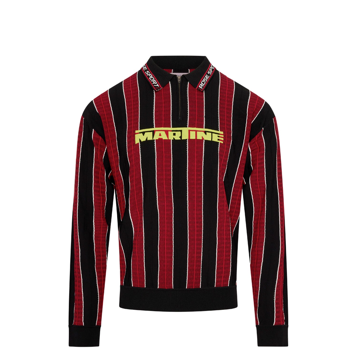 トップス martine rose 25ss logo polo Martine Rose LOGO POLO, Red/Black – Beamhill