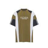 Martine Rose OVERSIZED PANELLED T-SHIRT, Green Khaki