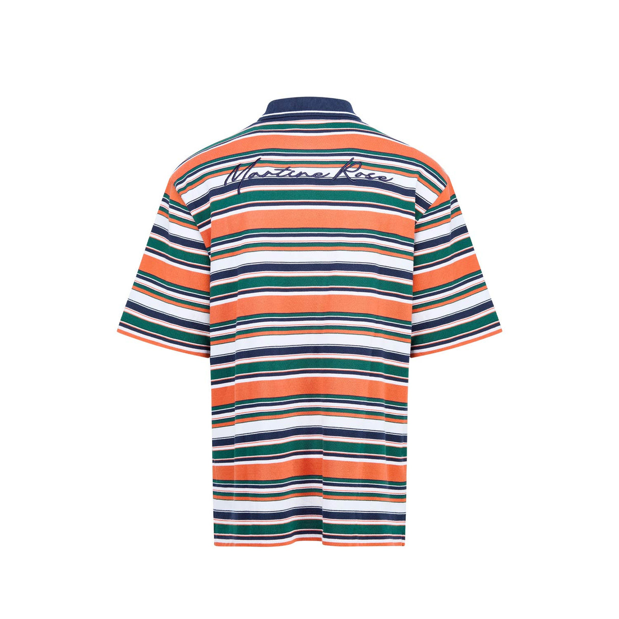 Martine Rose OVERSIZED POLO, Green-Orange