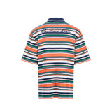 Martine Rose OVERSIZED POLO, Green-Orange