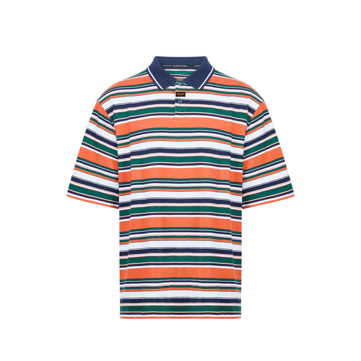 Martine Rose OVERSIZED POLO, Green-Orange