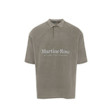 Martine Rose PADDED POLO, Green Khaki