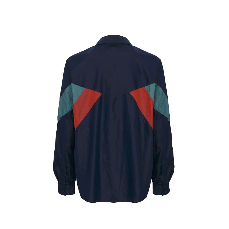 Martine Rose SHIRT TRACK JACKET, Blue Navy