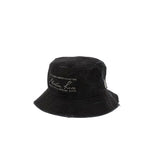 Martine Rose SIGNATURE BUCKET HAT, Black