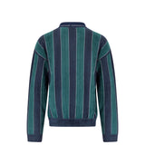 Martine Rose SPORTY LOGO POLO, Green/Navy