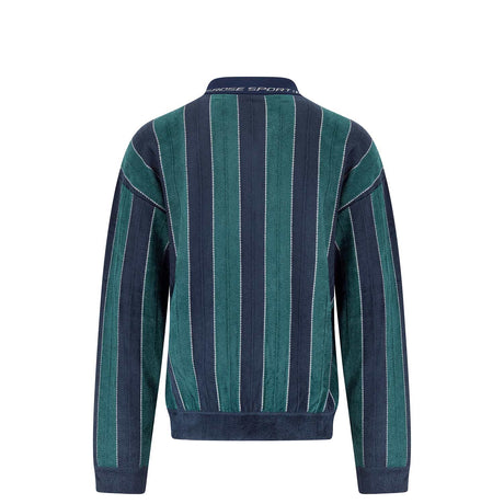 Martine Rose SPORTY LOGO POLO, Green/Navy