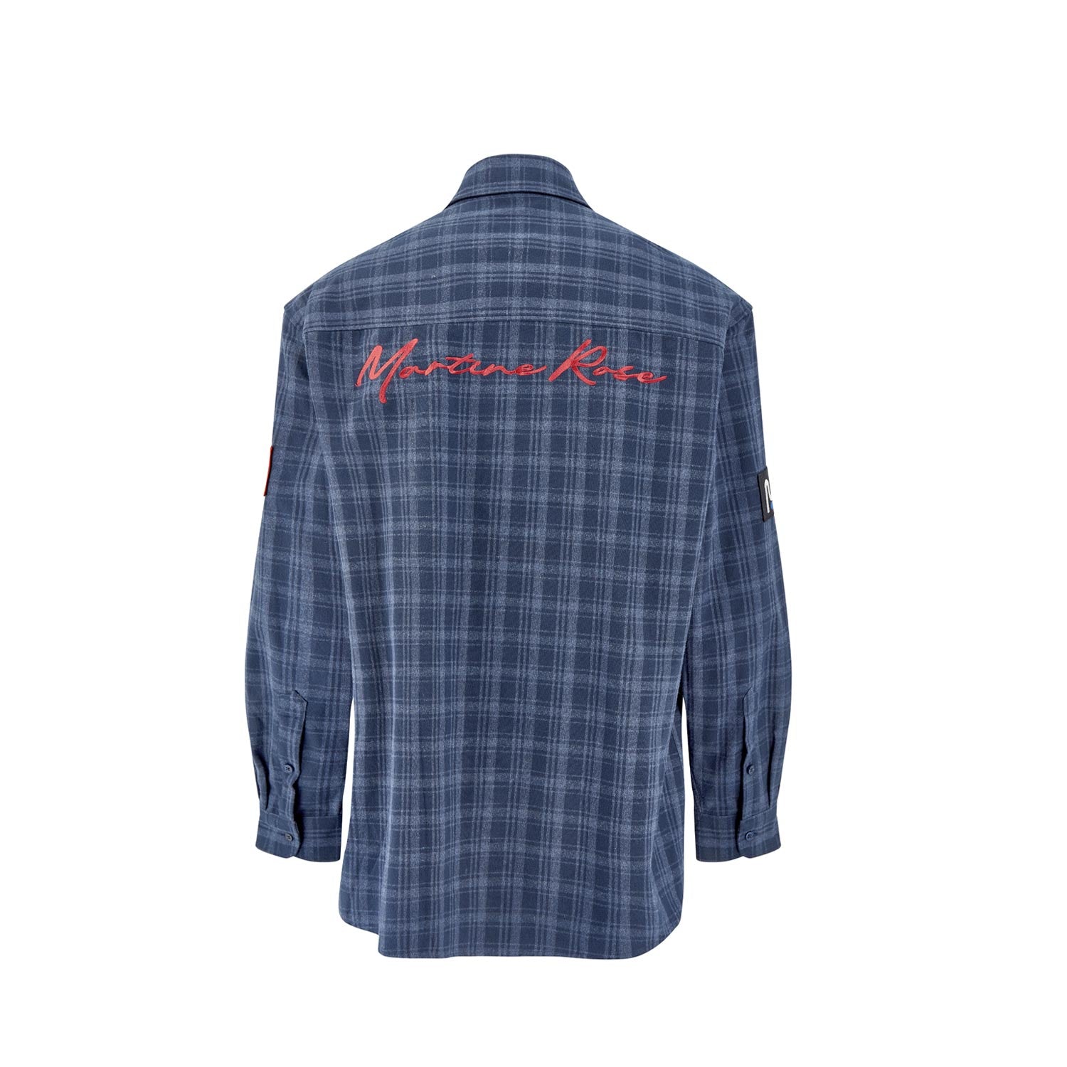 Martine Rose WALLET SHIRT, Blue/Navy – Beamhill