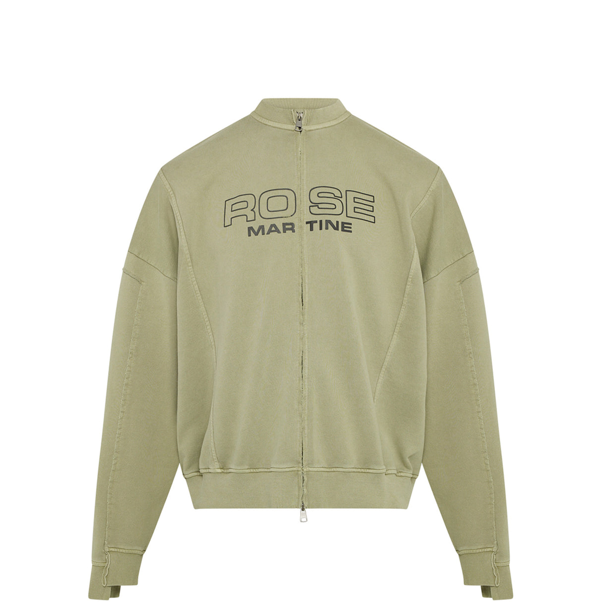 Martine Rose ZIP UP CREW, Green Sage