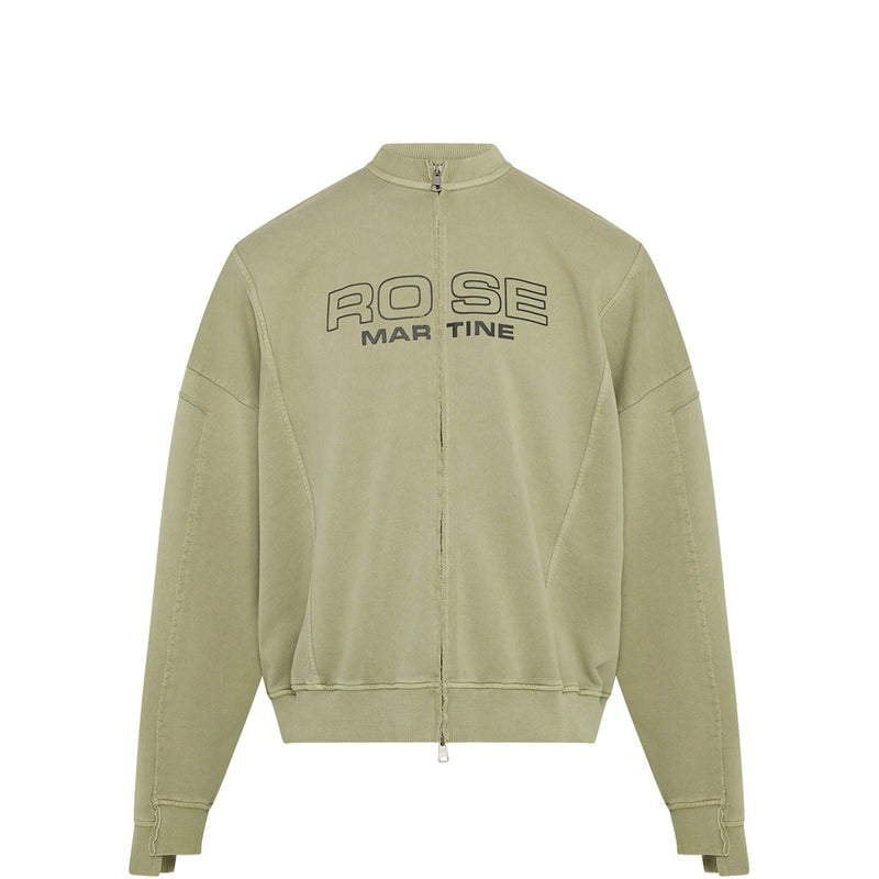 Martine Rose ZIP UP CREW, Green Sage
