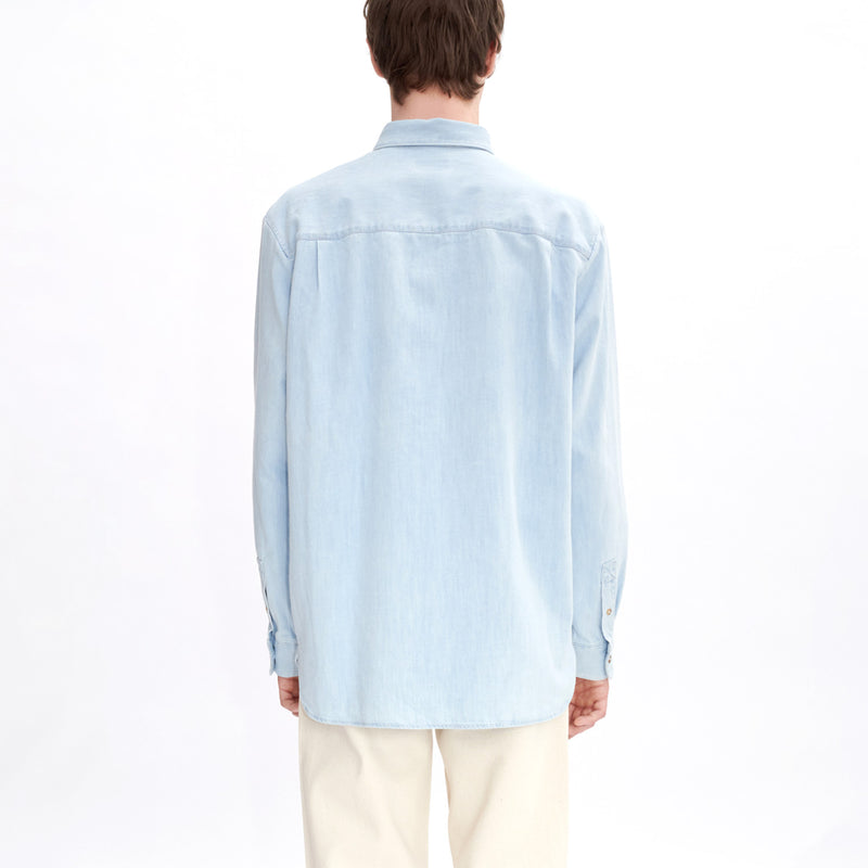 A.P.C. MATHIAS SHIRT, Pale Blue