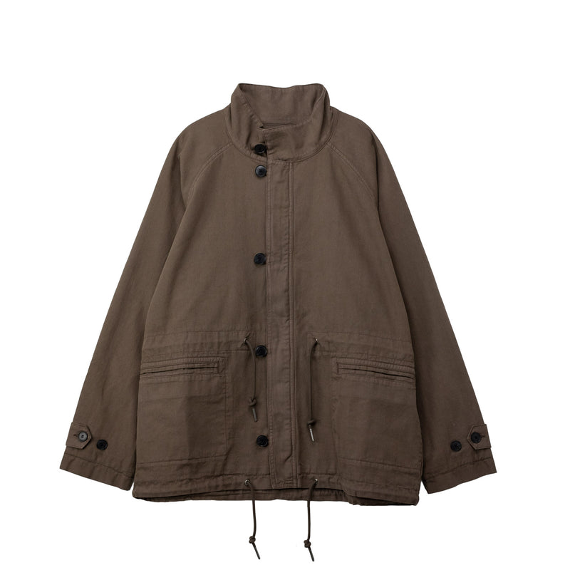 Brown jacket on a white background