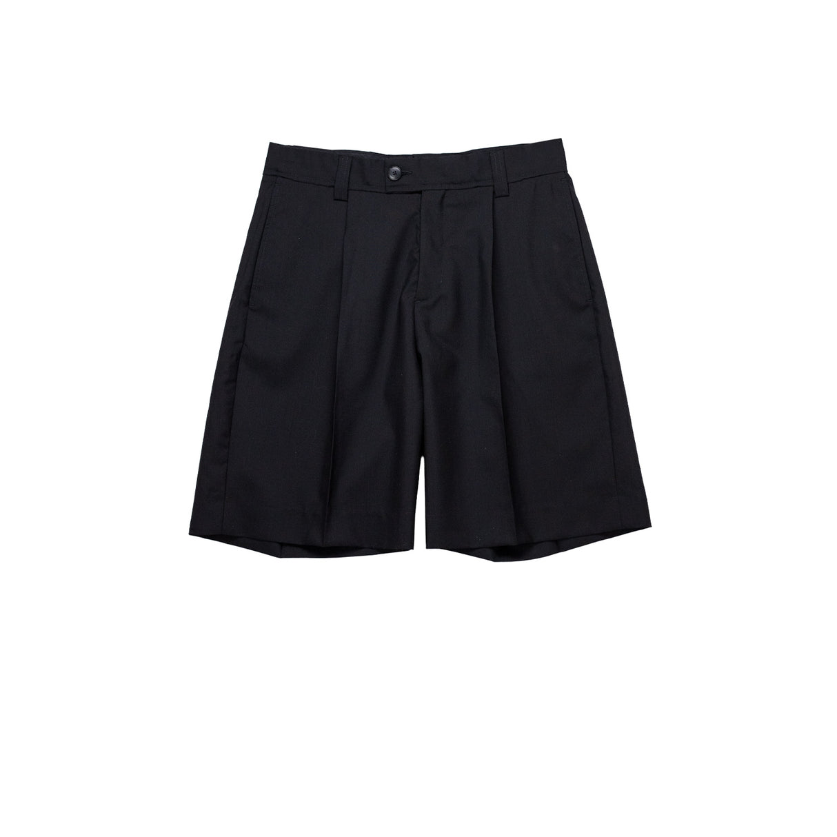Black shorts on a white background