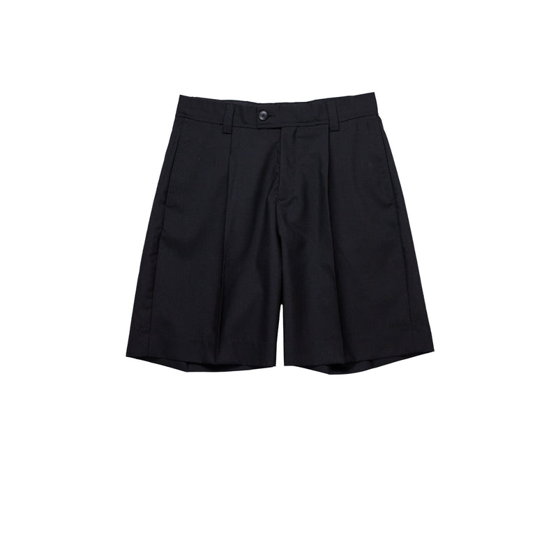 Black shorts on a white background