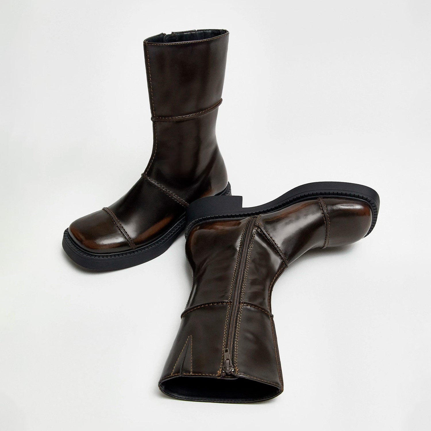 Miista DAHLIA ANKLE BOOTS, Dark Brown – Beamhill
