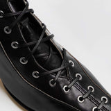 Miista EMILE LACE UP ANKLE BOOTS, Black