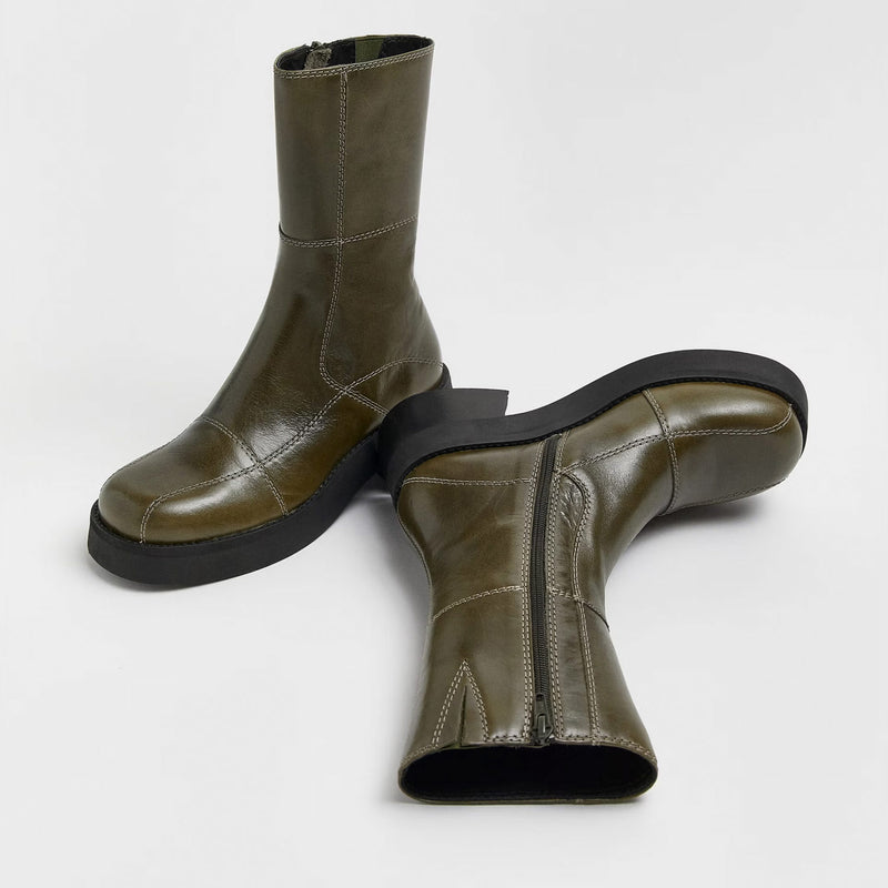 Miista HEYA ANKLE BOOTS, Khaki