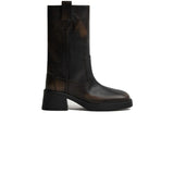 Miista INAYA BRUSHED ANKLE BOOTS, Brown