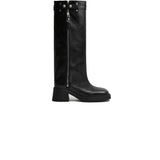 Miista IZOLDA ZIPPER TALL BOOTS, Black