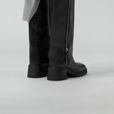 Miista IZOLDA ZIPPER TALL BOOTS, Black