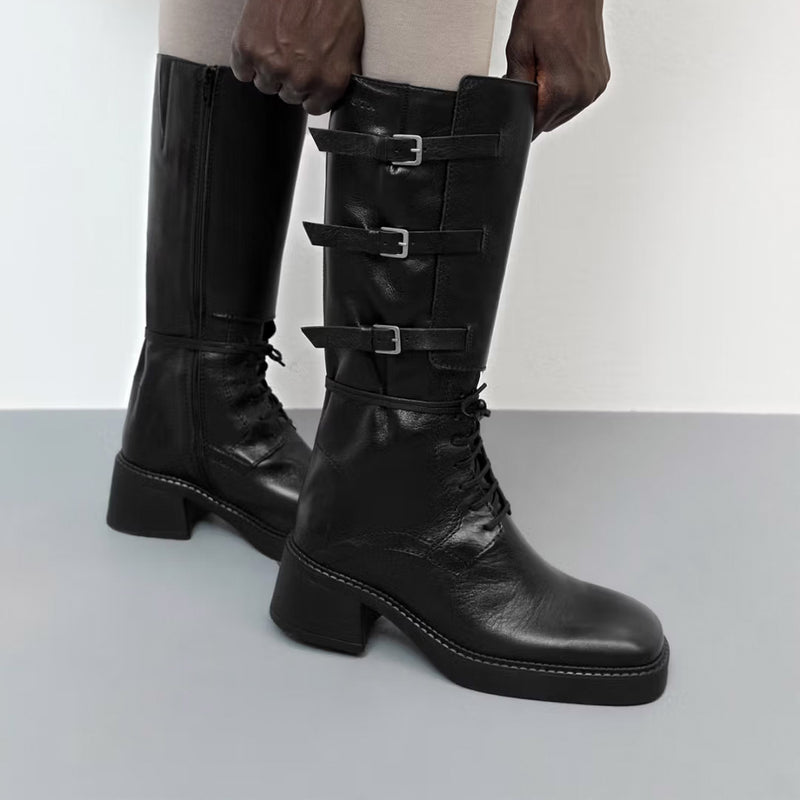 Miista SIGRID TALL BOOTS, Black