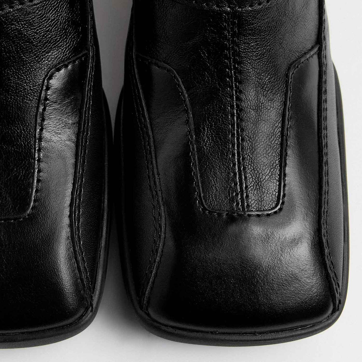 Miista VITO BLACK STRETCH ZIPPER BOOTS, Black