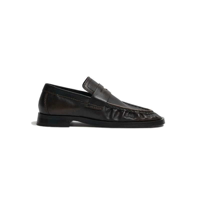 Miista ZITA MOCASIN LOAFERS, Brown Black