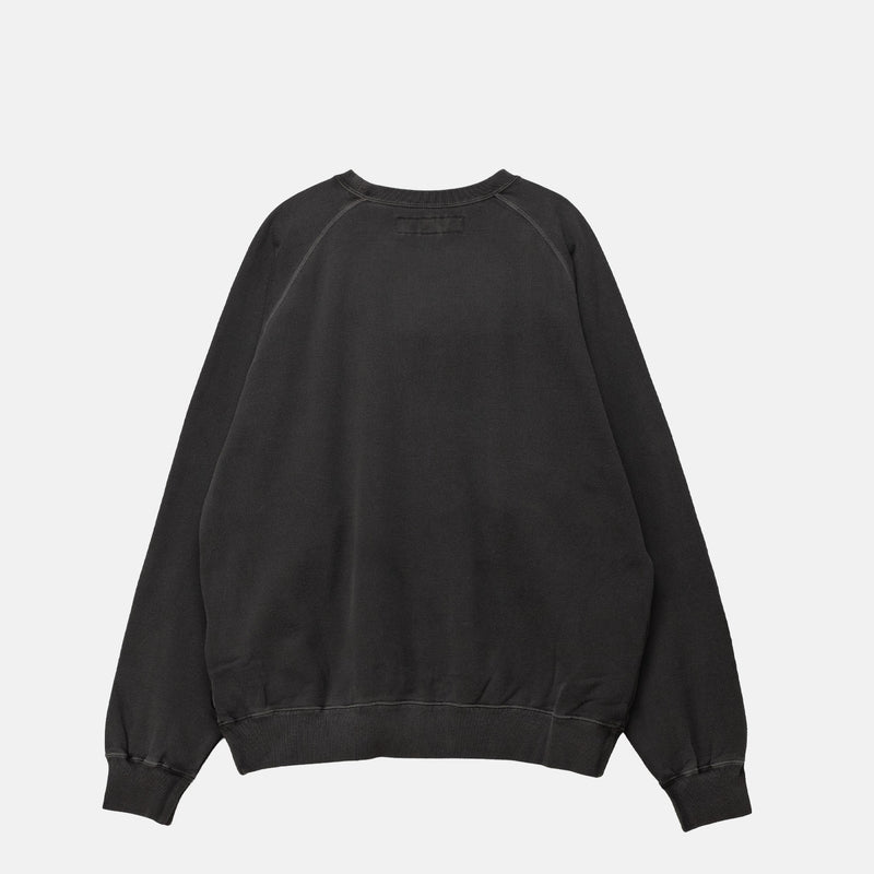 PIGMENT DYED SWEATSHIRT, Black