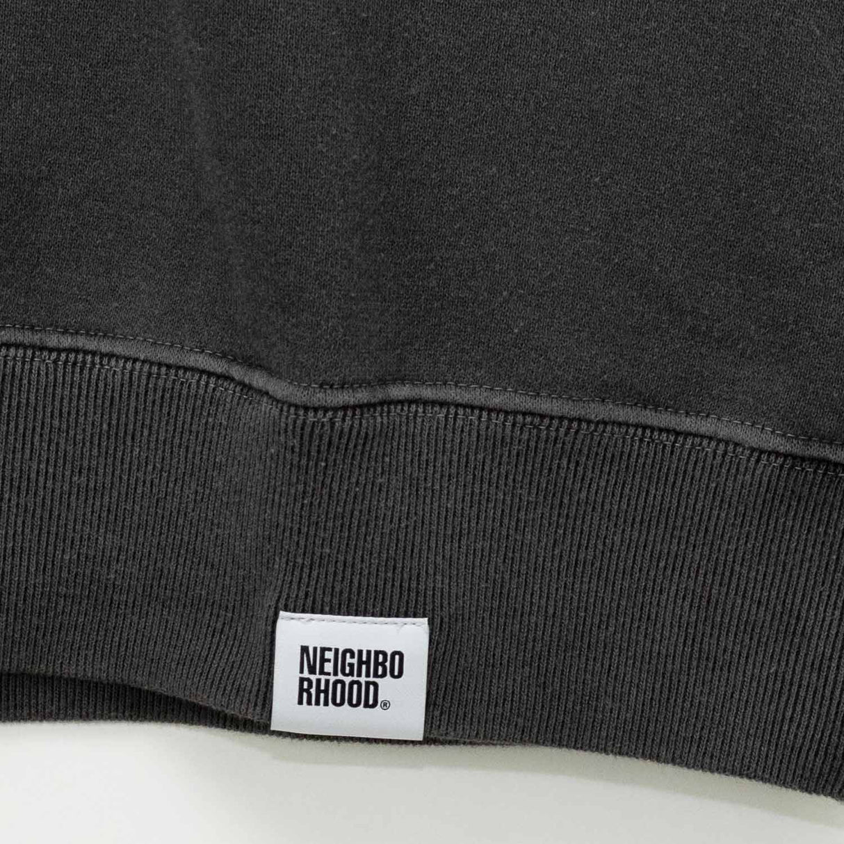 PIGMENT DYED SWEATSHIRT, Black