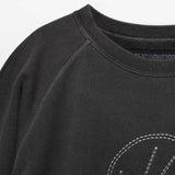 PIGMENT DYED SWEATSHIRT, Black